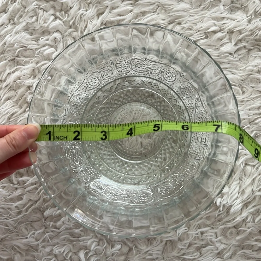 Vintage Glass Bowls Dining Kitchen